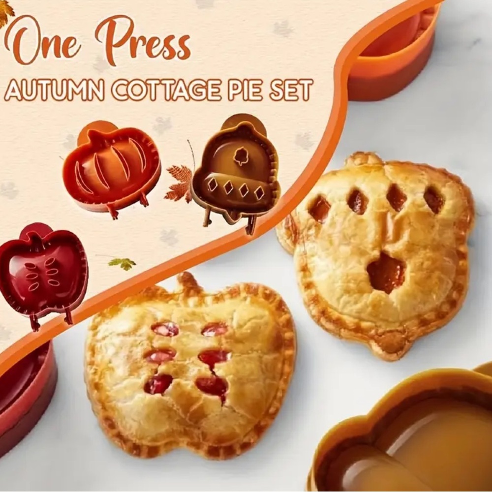 Autumn Cottage Pie Set of 3 NWT